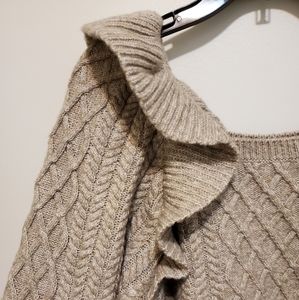 H&M Ruffled Sweater